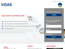 Tablet Screenshot of myvidas.com